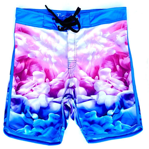 Cotton Candy Shorts - Fitted Over-Knee Short - Stretchy Material - No Back Pocket Design