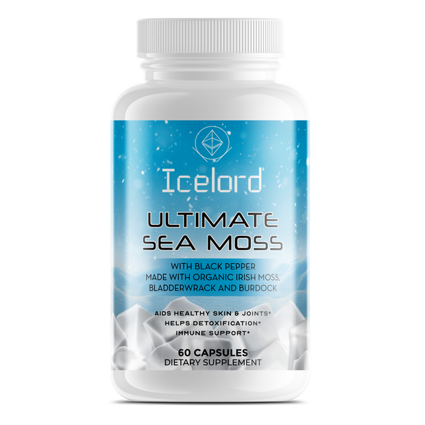 ULTIMATE SEA MOSS - Natural Sea Moss Algae Supplement Plant-Based Health Immune Support Dietary Superfood